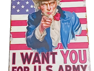 Deko Blechschild "I want you for U.S Army" 30 x 20 cm